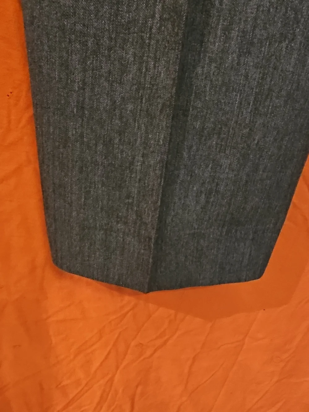 Brooks Brothers 346 Men's 37x32 Gray 100% Wool Flat Front Dress Pants Trousers